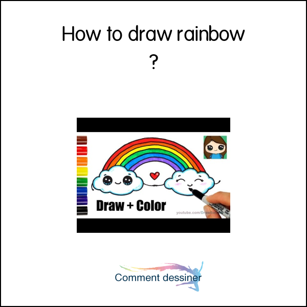 How to draw rainbow